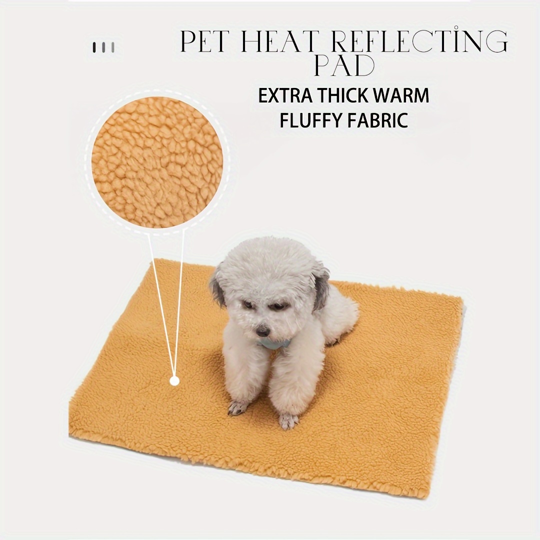 Xinmulight Self-Warming Pet Pad Waterproof Anti-slip Wide Application Dog  Floor Blanket Mat for Home 