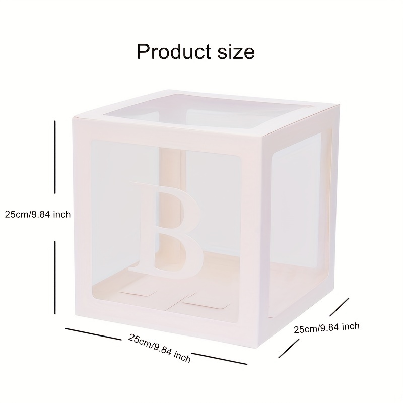 Transparent Balloon Box Birthday Party Wedding Event Decoration
