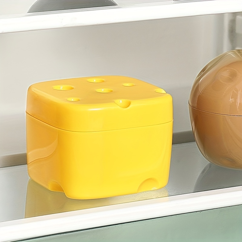 Shredded Cheese Container, Cheese Design Cheese Slice Holder, Fresh Shreded  Cheese Organizer with Airtight Lid, Cheese Storage Box for Kitchen, Food