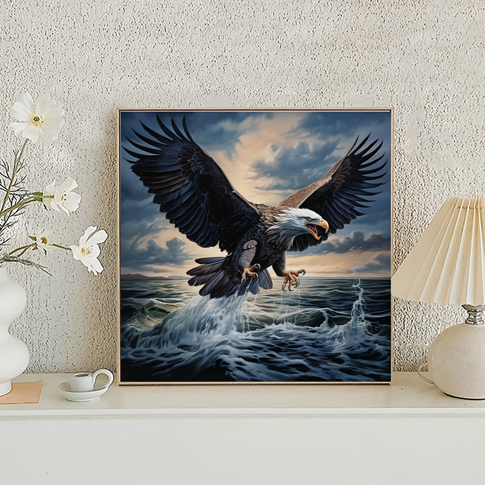 Puzzle Aquila pittura diamante 30x40cm, 1 - 39 Pezzi