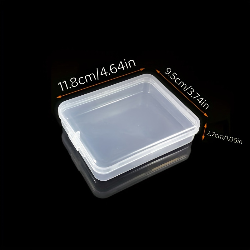 Dustproof Moisture Resistant Clear Square Plastic Packaging Box
