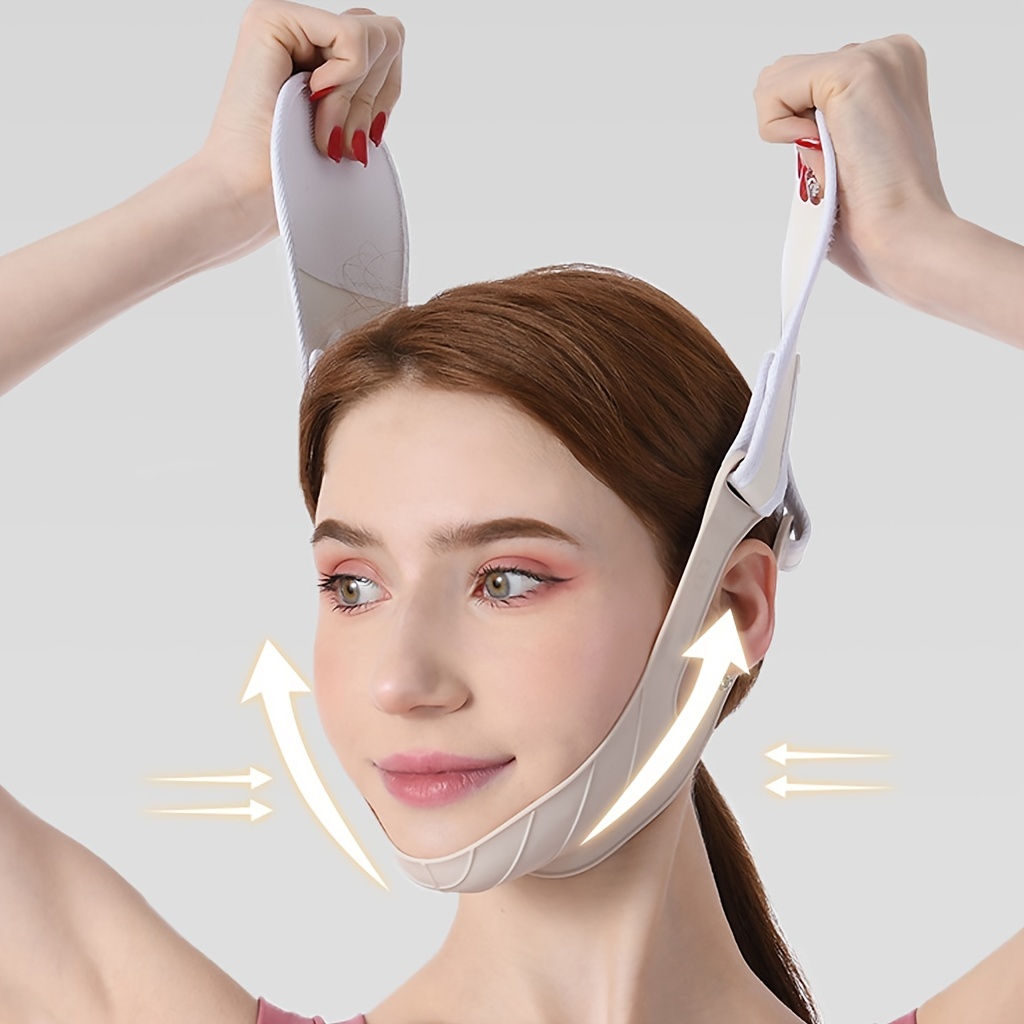 Face Lifting Belt Elastic V Face Bandage V Line Face Strap - Temu