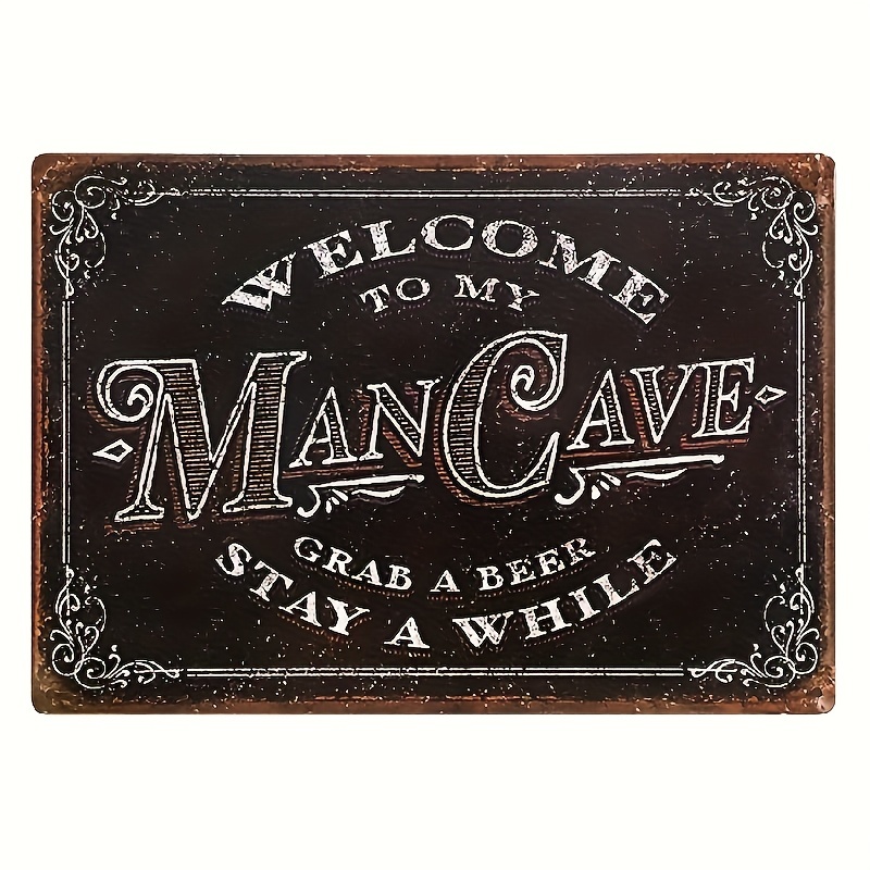 Beer Car Lover Gifts For Men Man Cave Garage Sign Birthday Dad