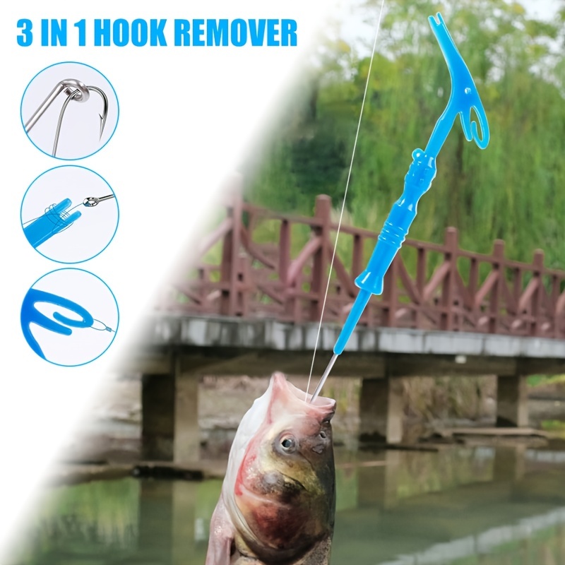 1pc Random Color 3in1 Fishing Hook Removal Detacher Tackle