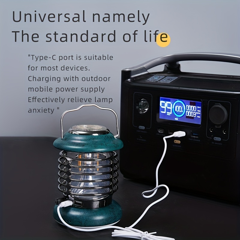 Rechargeable Vintage Lantern With 6000mah Capacity 3 - Temu