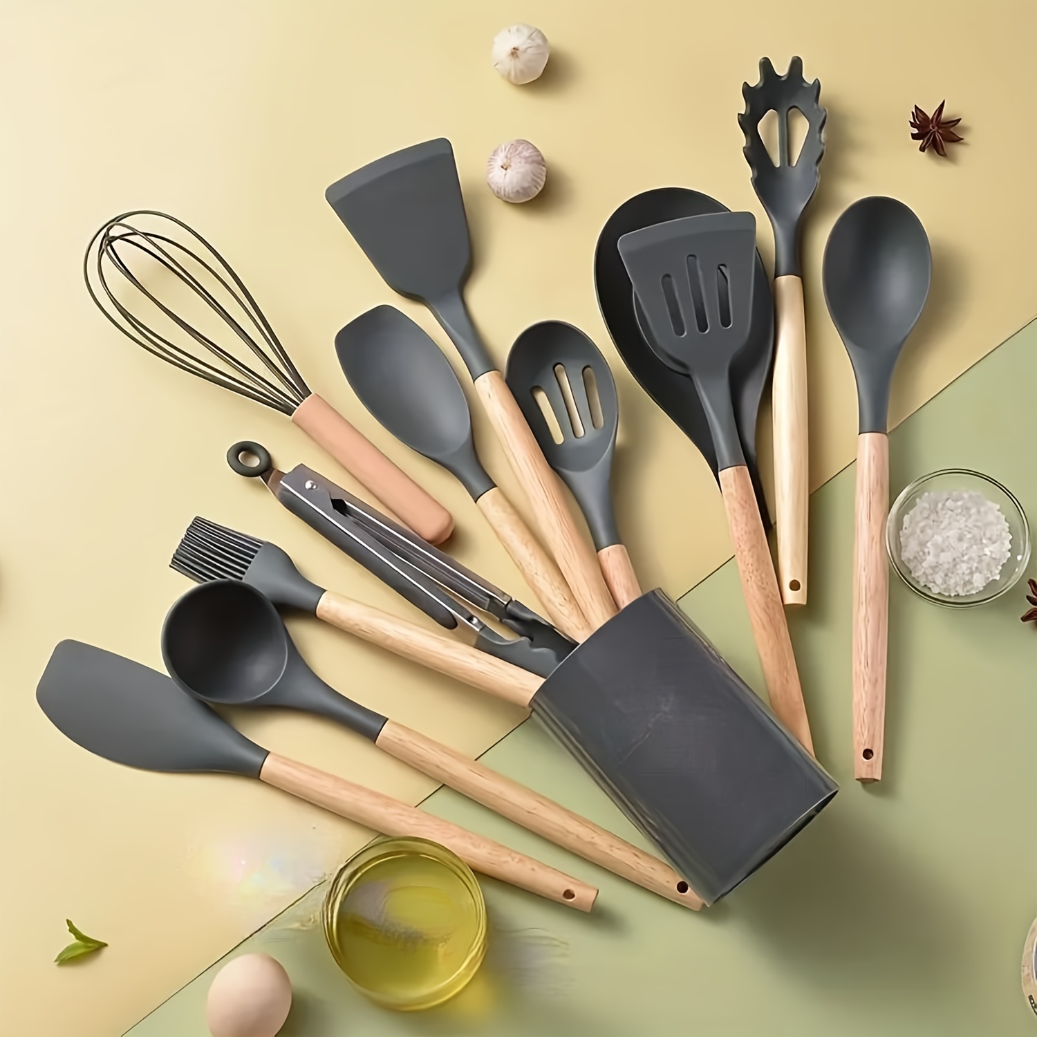 White Silicone Cooking Utensils