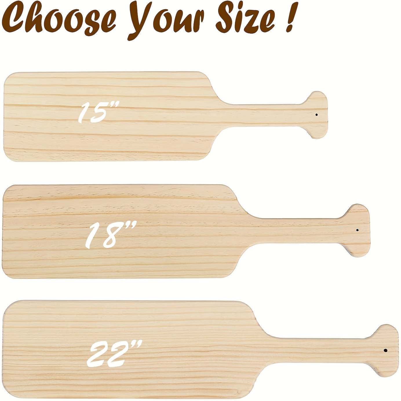 Fraternity Sorority Wood Paddles Unfinished to Decorate & Paint