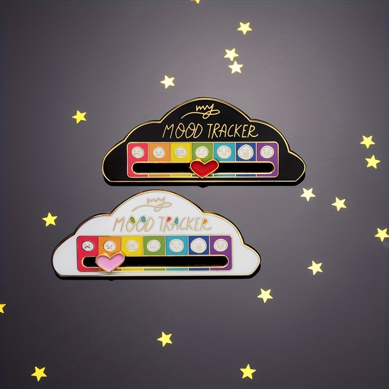 1pc My Social Battery Slideable Mood Conversion Badge For - Temu