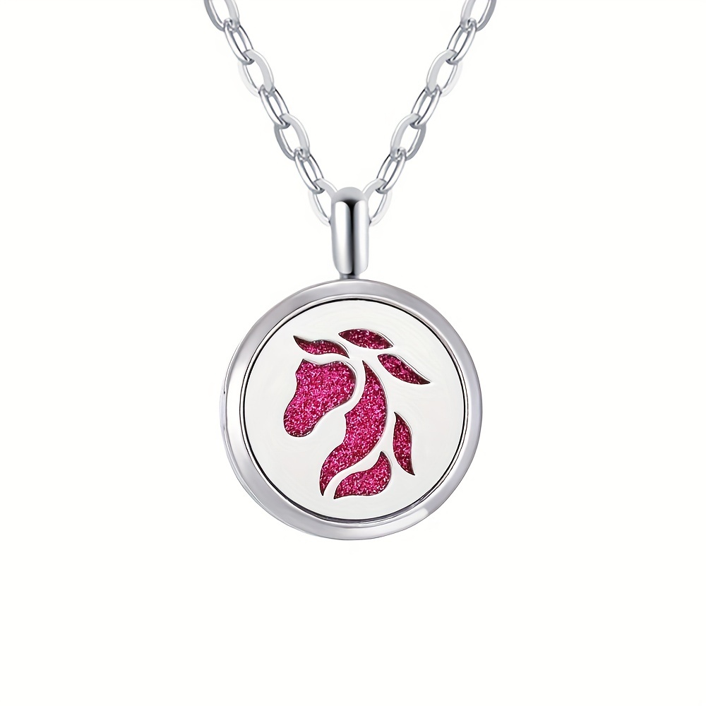 Aroma Diffuser Necklace with Stainless Steel Locket