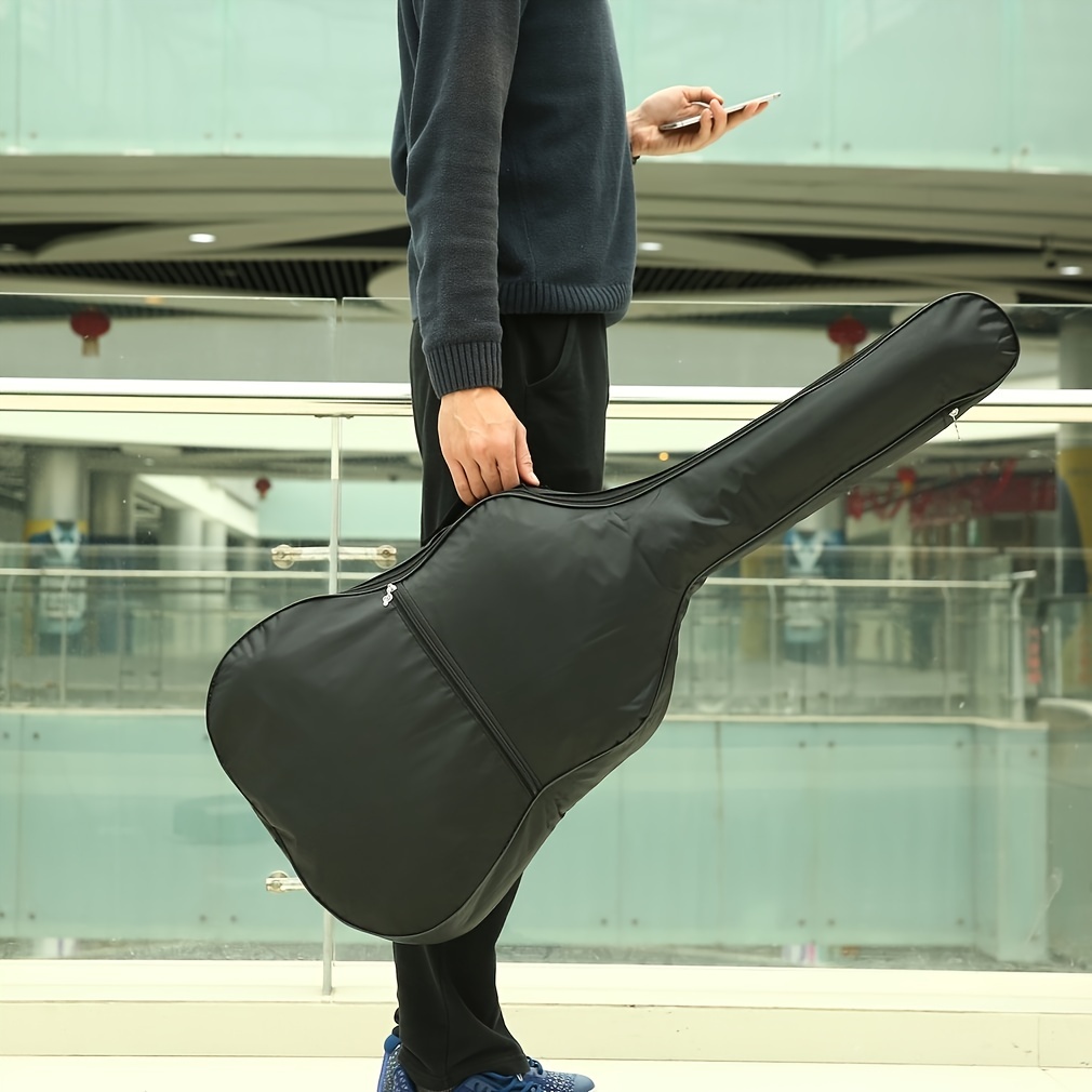 41 Inch Guitar Storage Bag Waterproof 420D Nylon Acoustic Guitar Gig Bag Soft Case Cover With Adjustable Strap