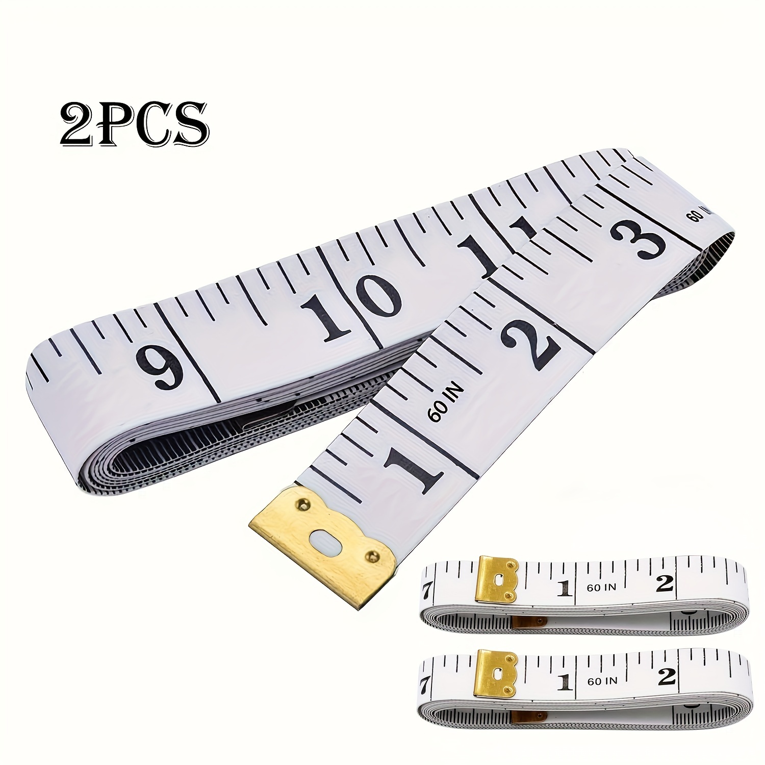 60inch Soft Tape Measure Double Scale Body Sewing Flexible - Temu