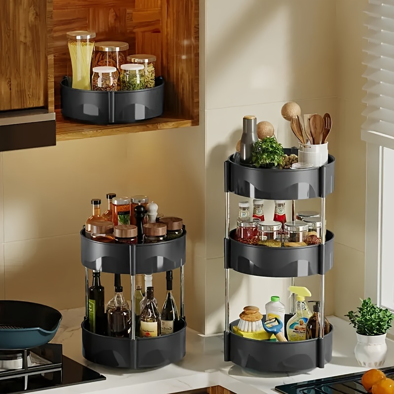 Rotatable Storage Rack Multi functional Floor - Temu