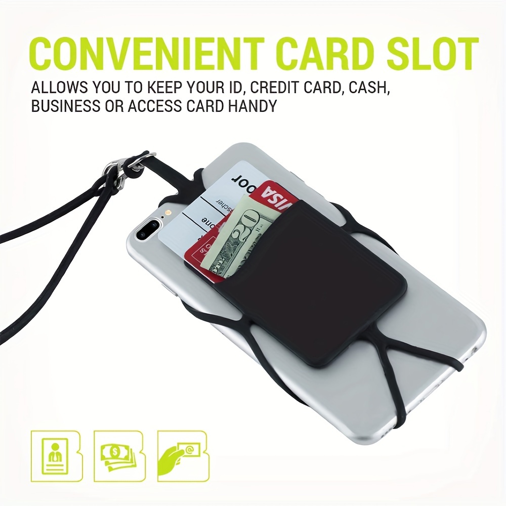 AH Universal Phone Lanyard & Credit Card Holder, Cell Phone Neck