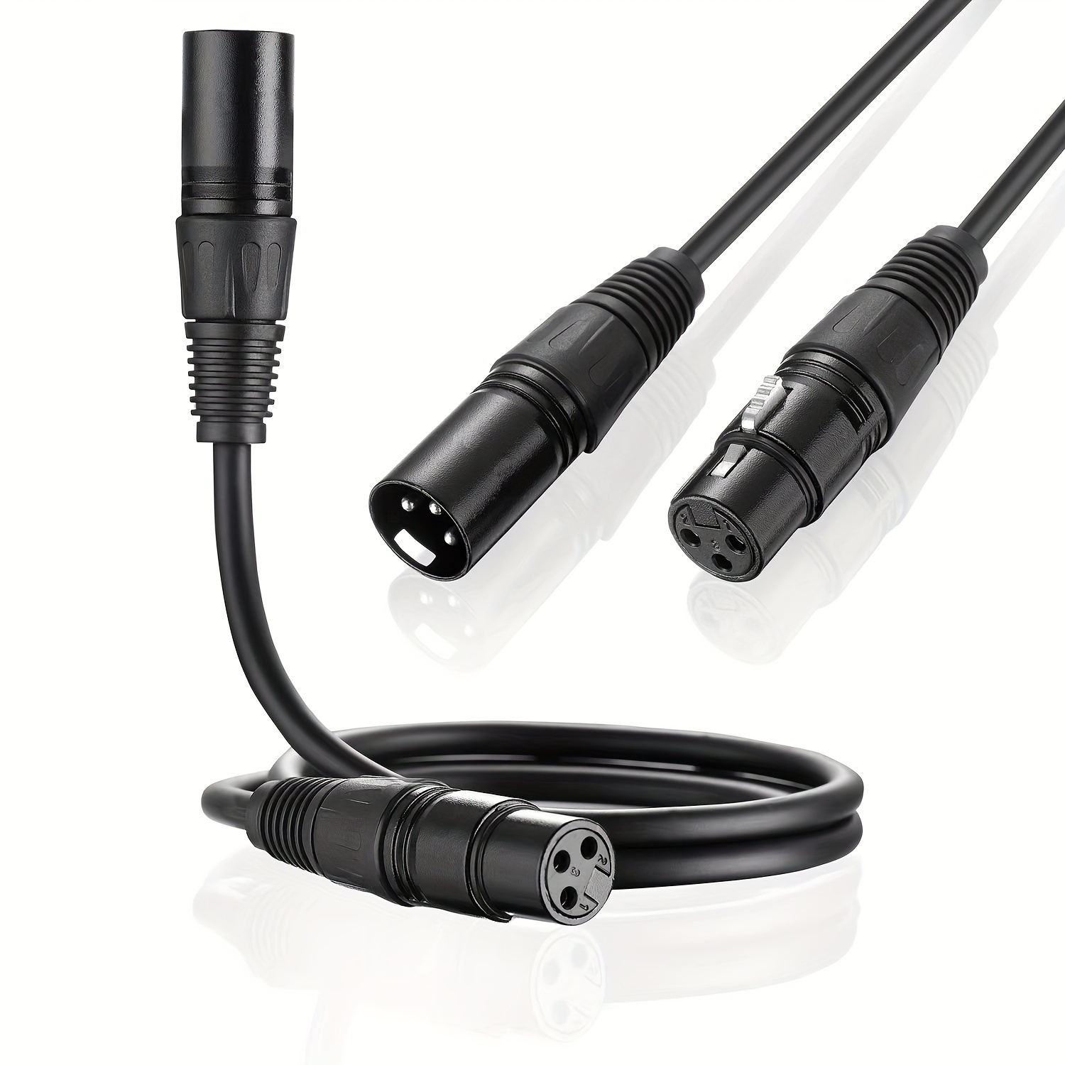 0€84 sur Câble XLR Câble Microphone Mâle vers Femelle, 1m - Montage et  connectique PC - Achat & prix
