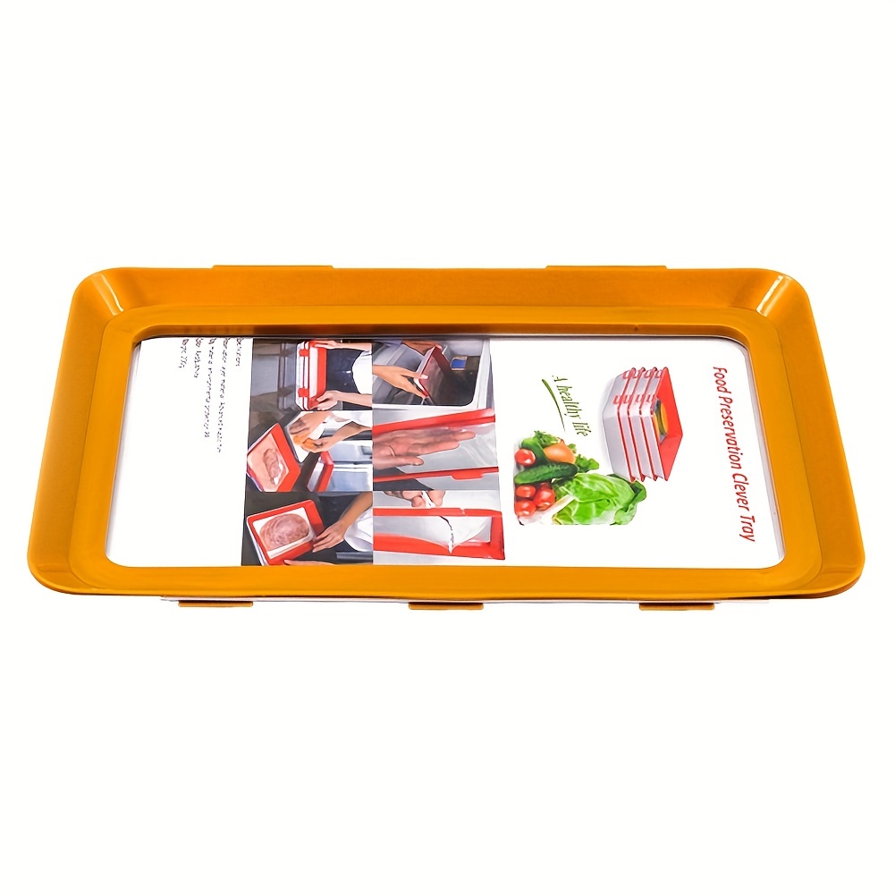 Creative Food Trays Plastic Vacuum Storage Containers with Lid