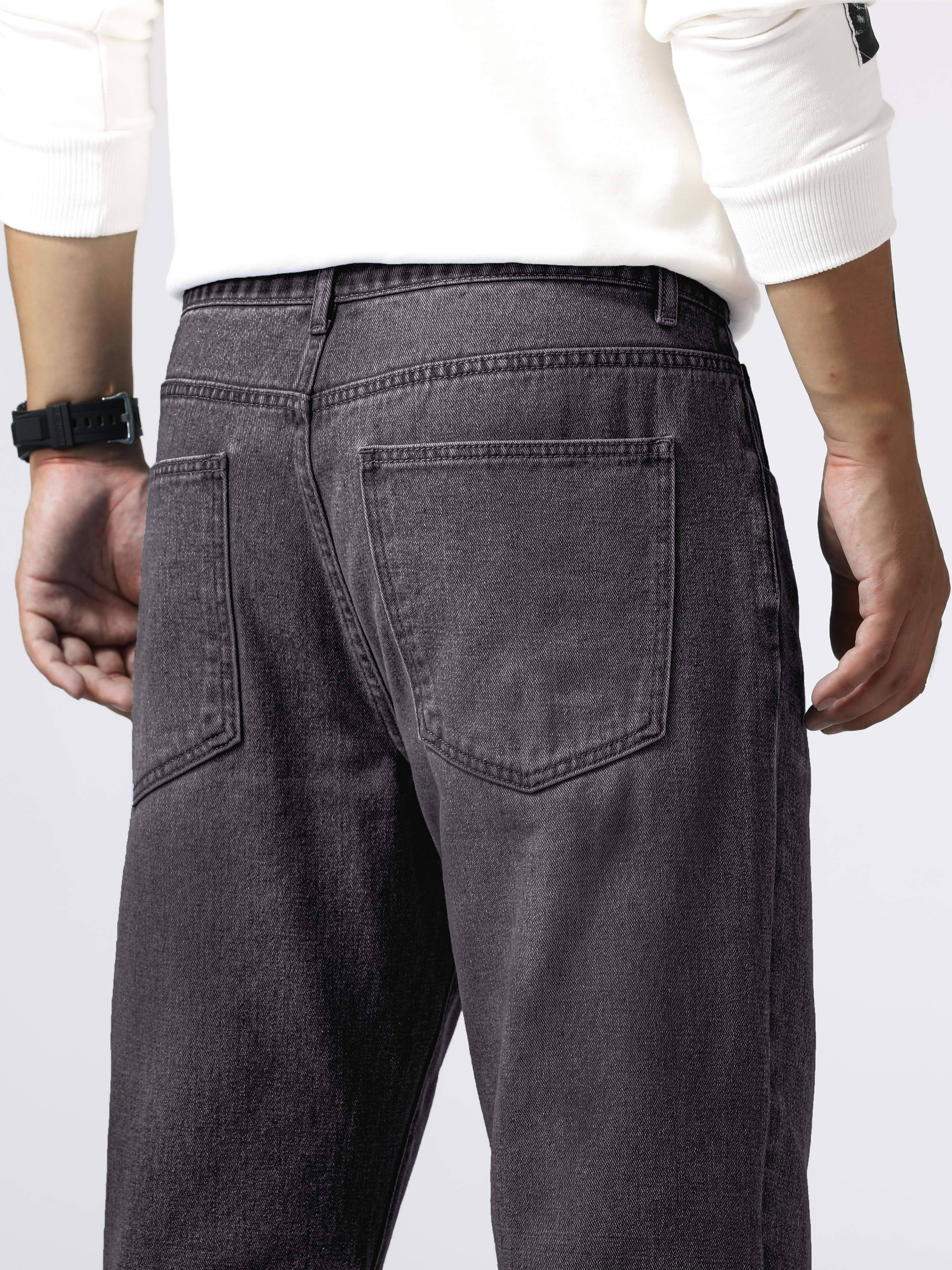 Man's Denim Jeans or Trousers Mock-Up, Graphics