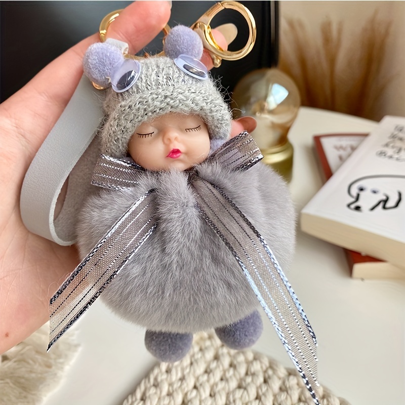 Wool Doll Backpack, Backpack Pendant, Car Key Pendant