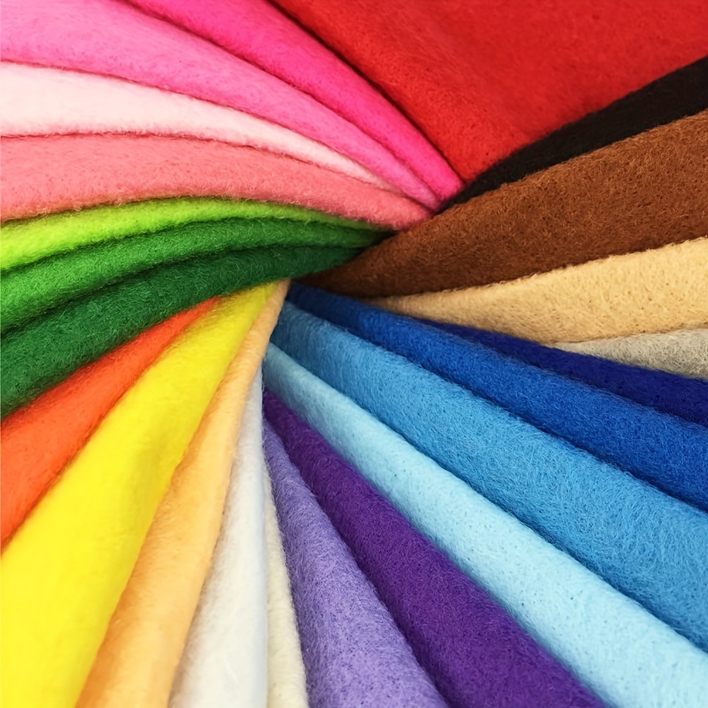 Felt Fabric Diy Craft Felt Sheets Soft Felt Fabric - Temu