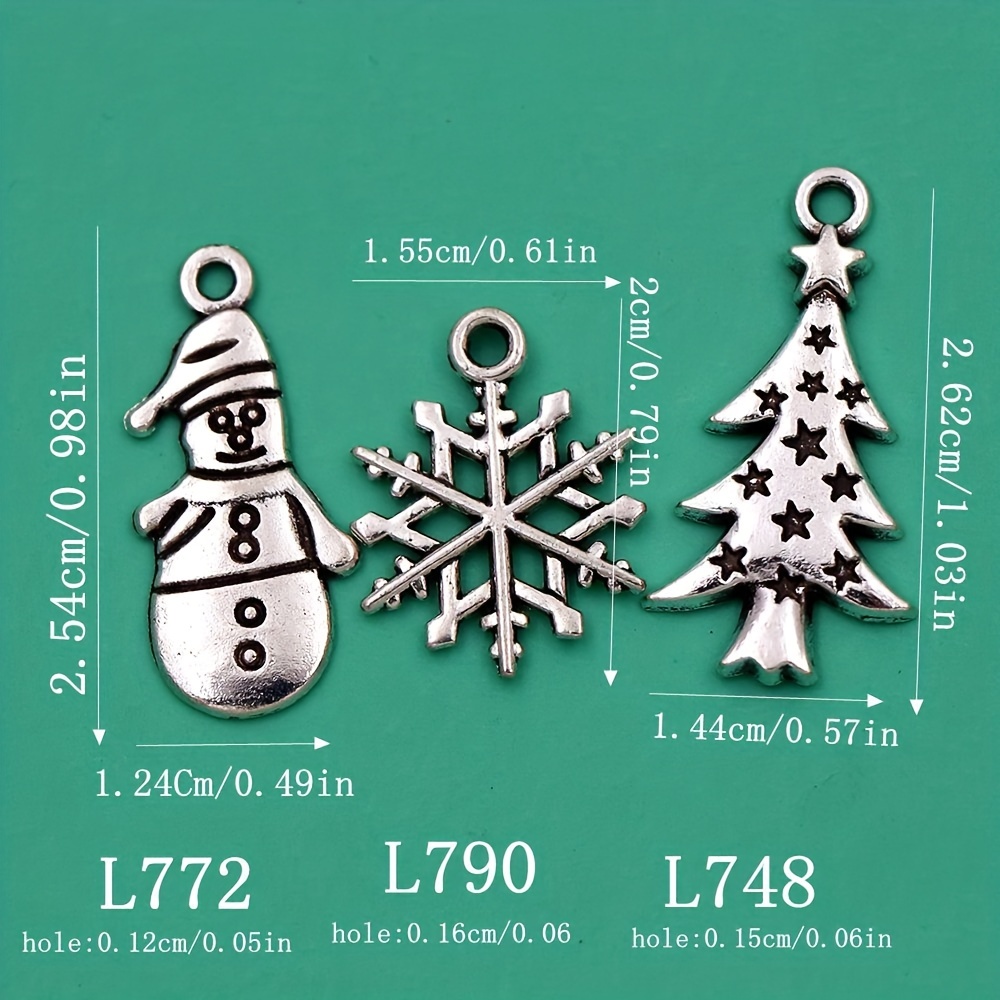 Christmas Tree Snowflake Decorations Christmas Snowflake Charm For