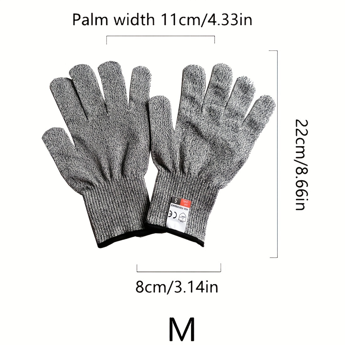 1pc Premium Cut Resistant Safety Glove Level 5 Protection - Temu