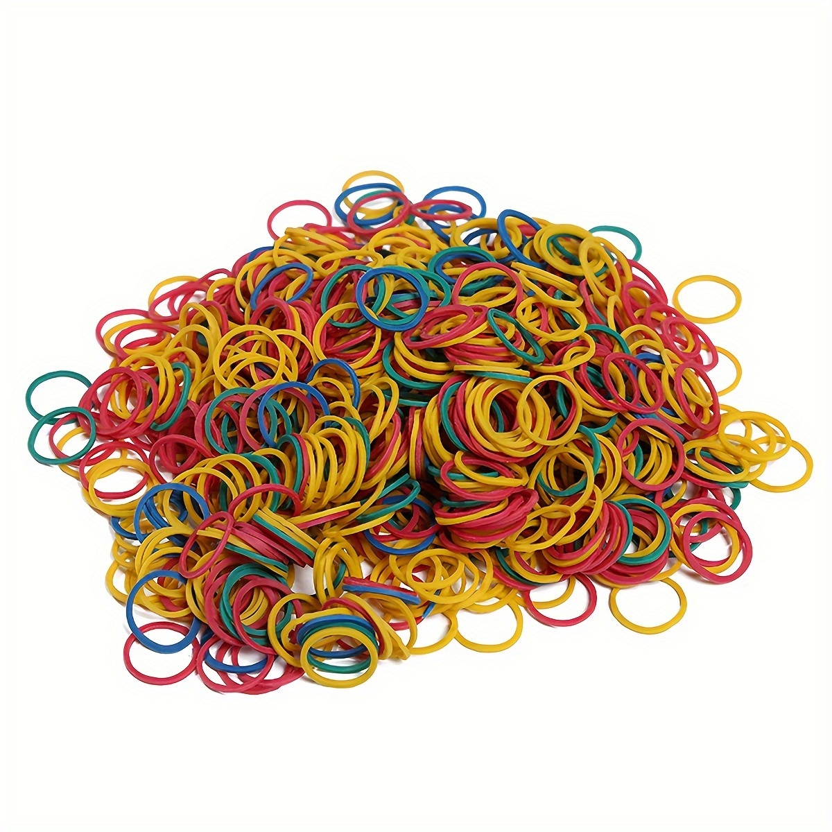 500 pezzi elastici colorati in gomma anelli di gomma grandi