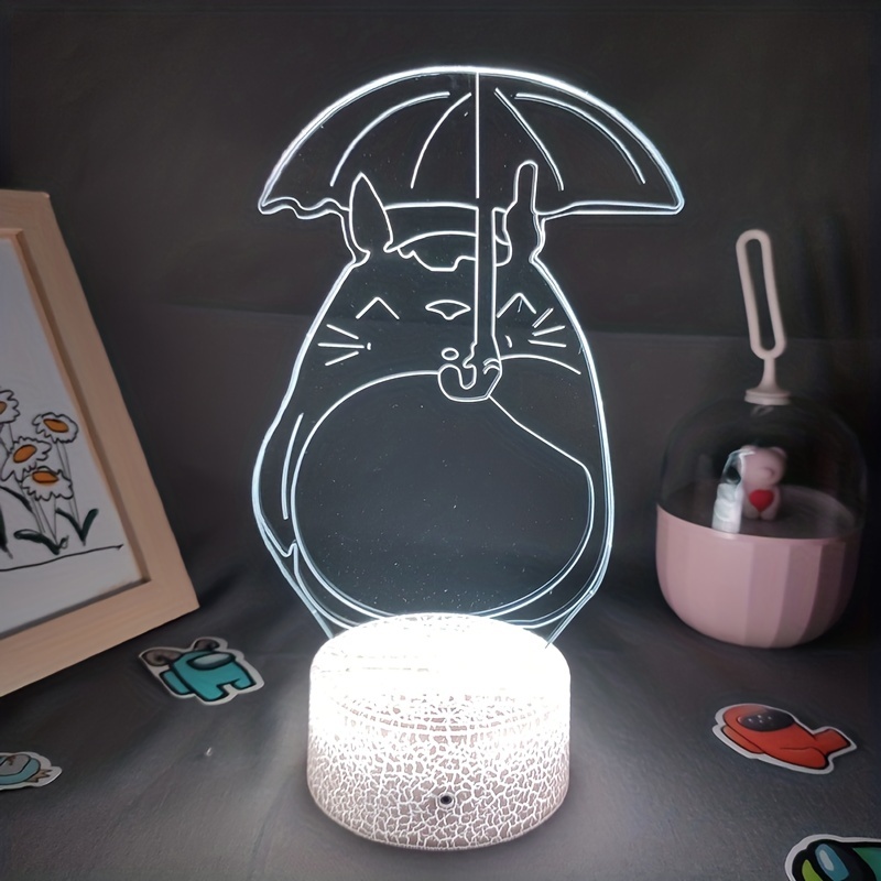 Lampe 3D Totoro Parapluie