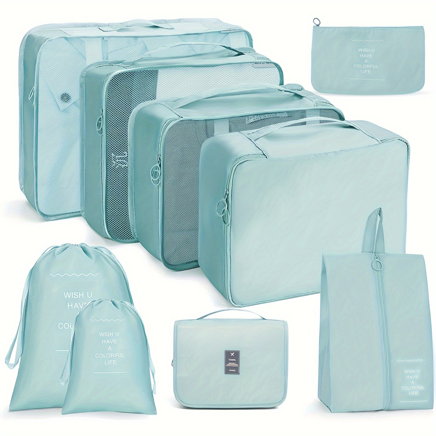 Travel Packing Cubes Lightweight Travel Luggage Organizer - Temu Canada