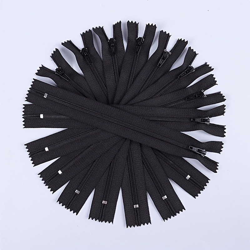 3 20 Pcs Resin Zippers For Sewing Bulk With Ring Pulls Non Separating  Jacket Closed End Plastic Zippers For Coat Jackets Bags Diy Tailor Sewing  Craft