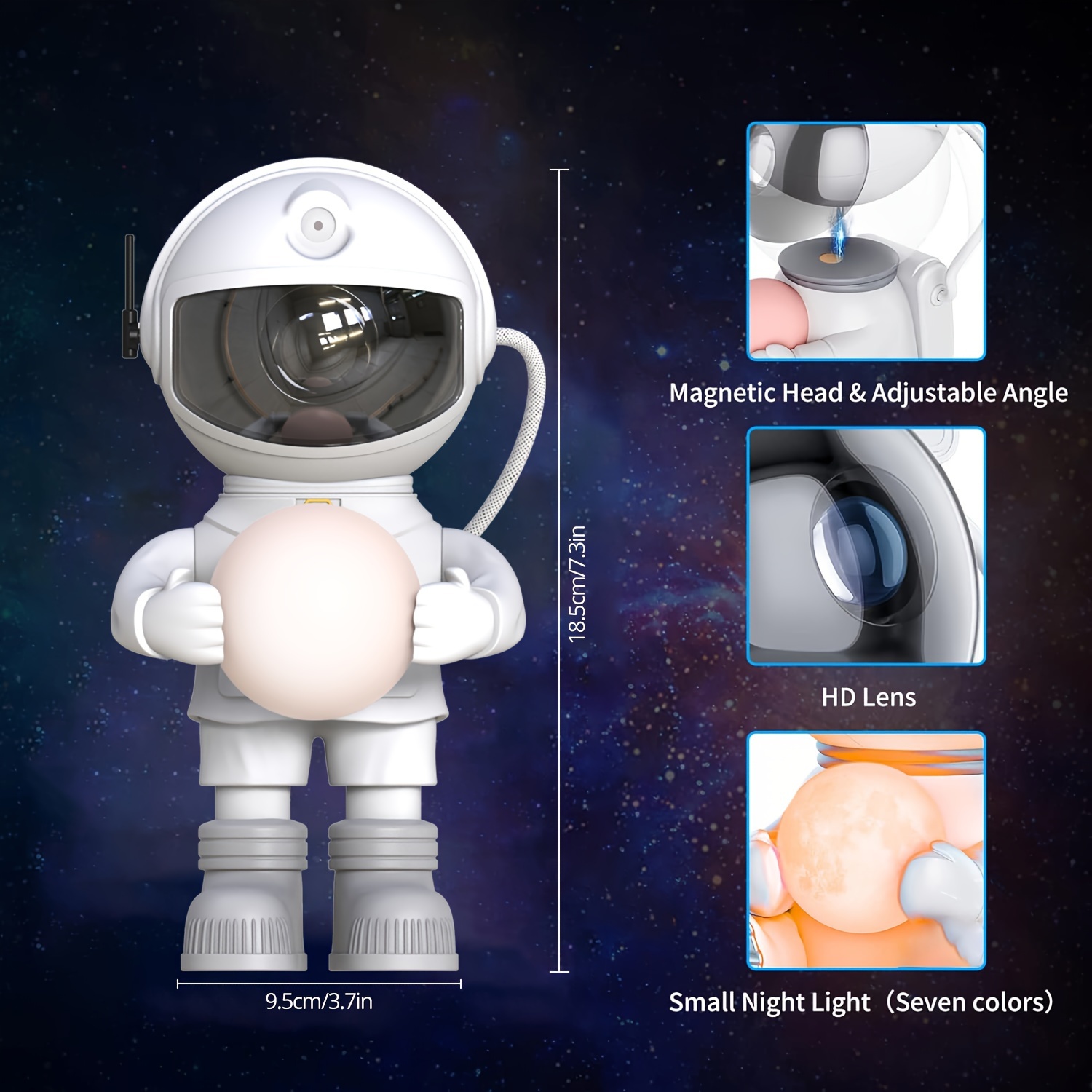1 Proyector Estrella Astronauta – Luz Proyector Galaxia Luz - Temu Spain