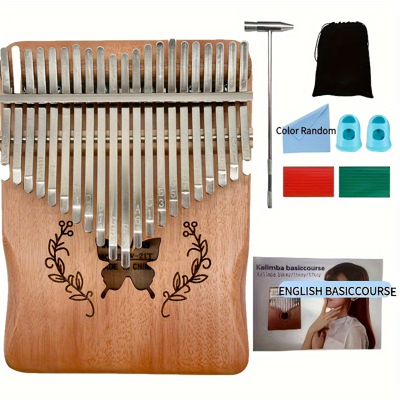 8€92 sur Piano à pouce Sapele portable 17 tons Kalimba avec marteau pour  débutant - Instruments de musiques - Achat & prix