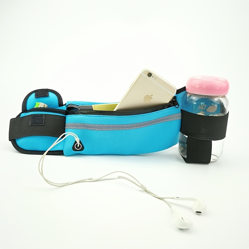 Running Waist Bag Sports Belt Pouch, Porte-bouteille d'eau et support de  téléphone portable pour accessoires de course en plein air - Temu France
