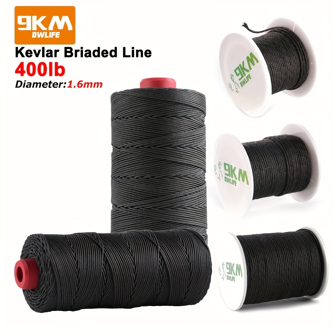 3mm Kevlar Rope Fishing Line 15M Braided Oudtoor Camping Cord Made with  Kevlar 