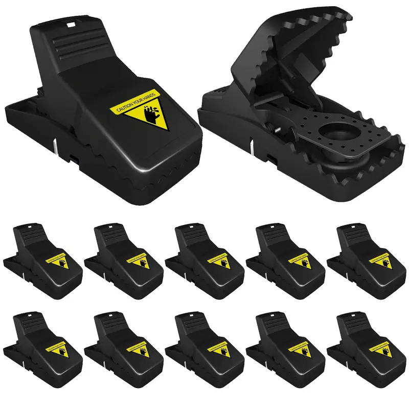 Mouse Trap, Mouse Traps That Work Small Mice Trap Outdoor Indoor Best Snap  Traps for Mouse/Mice Safe and Reusable 6 Pack Quick Kill Mice Traps