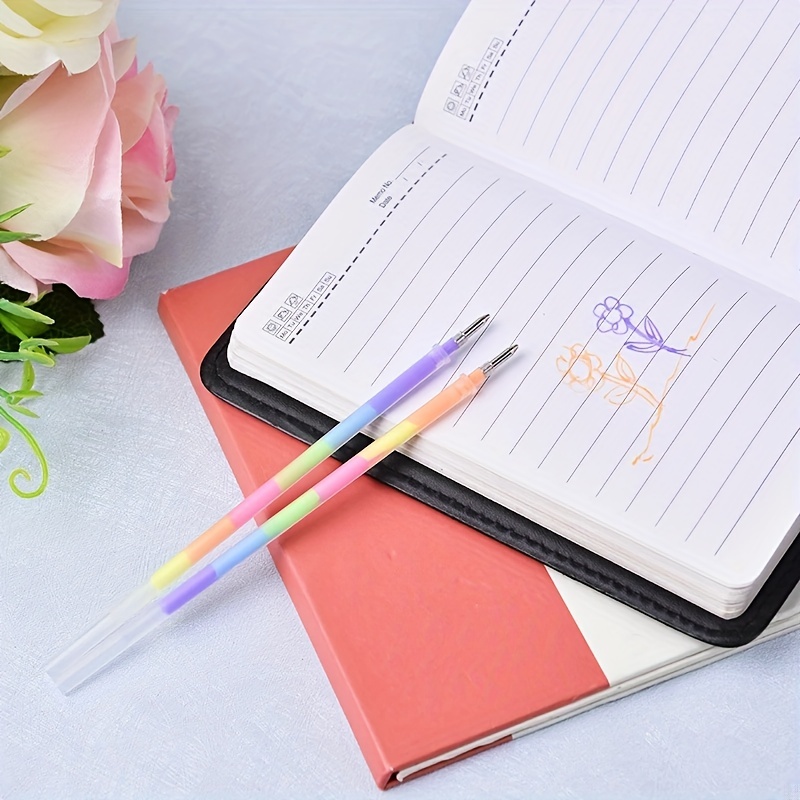 1/20 Pcs Multi Color Rainbow Highlighters Gel Pens Pen Pens Paint