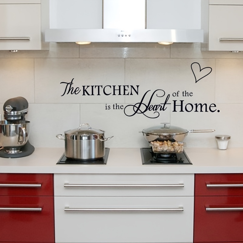 1 Set Letter Wall Sticker Regole Cucina Adesivi Murali - Temu