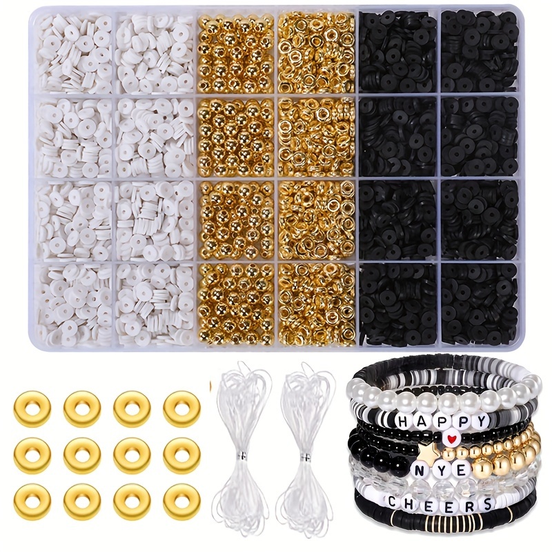 7200 Pezzi Kit Per La Creazione Di Braccialetti Con Perline - Temu Italy