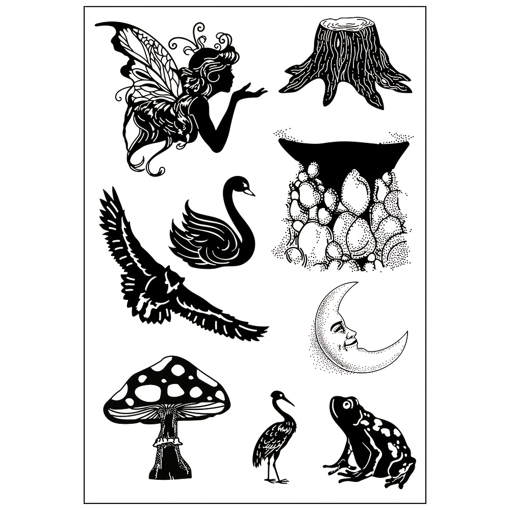 sorts of fairies clear rubber stamp transparent pvc   clear stamp for diy scrapbooking card   gifts for adults kids