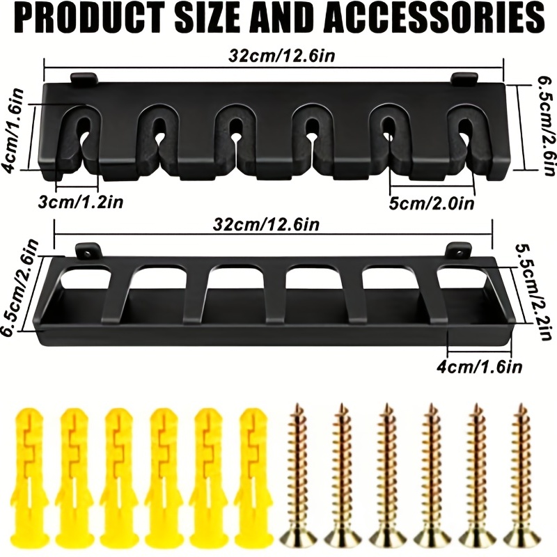 Fishing Rod Display Rack Home Wall Mounted Fixed Rack - Temu