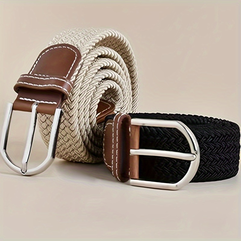 Canvas Leather Belts, Canvas Woven Belts, Leather Waist Belt