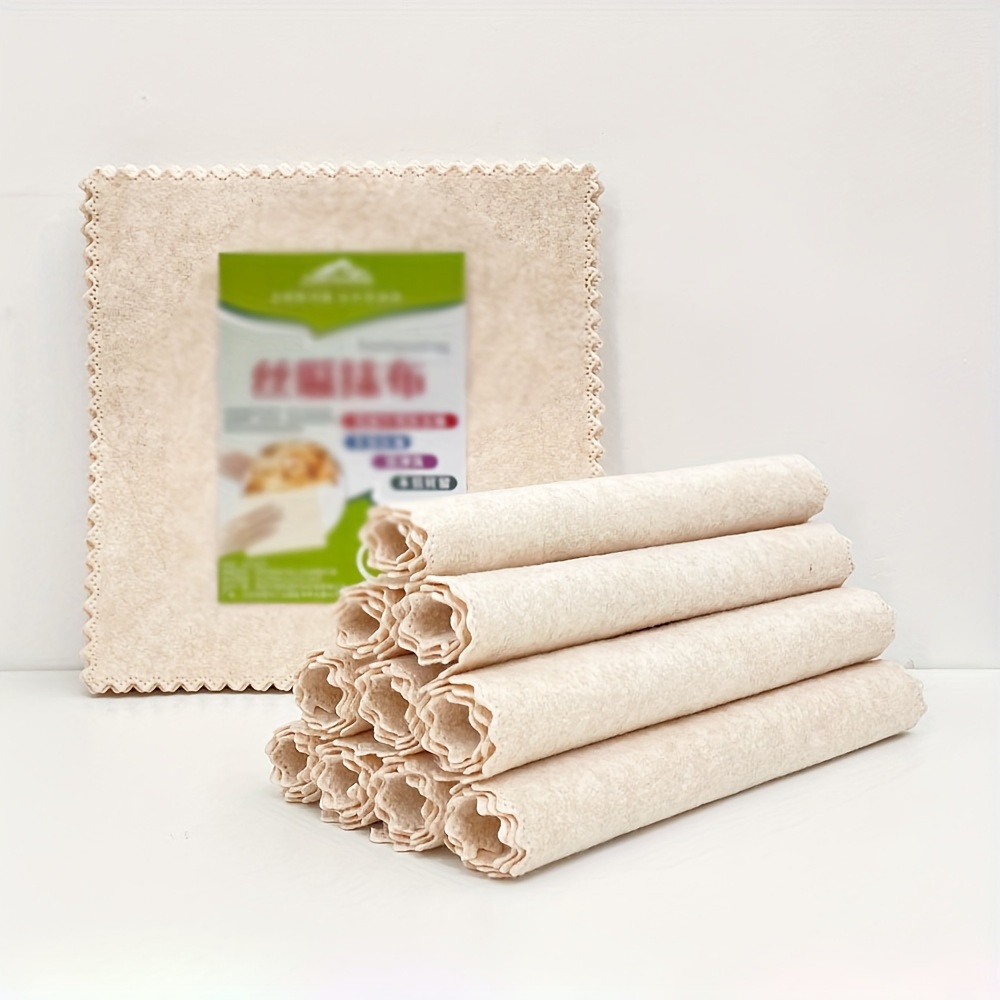 Reusable & Disposable Oil-free Kitchen Cloth Napkins: Cleaning Rags, Scrub  Pads, Towels & Hand Towels - Temu