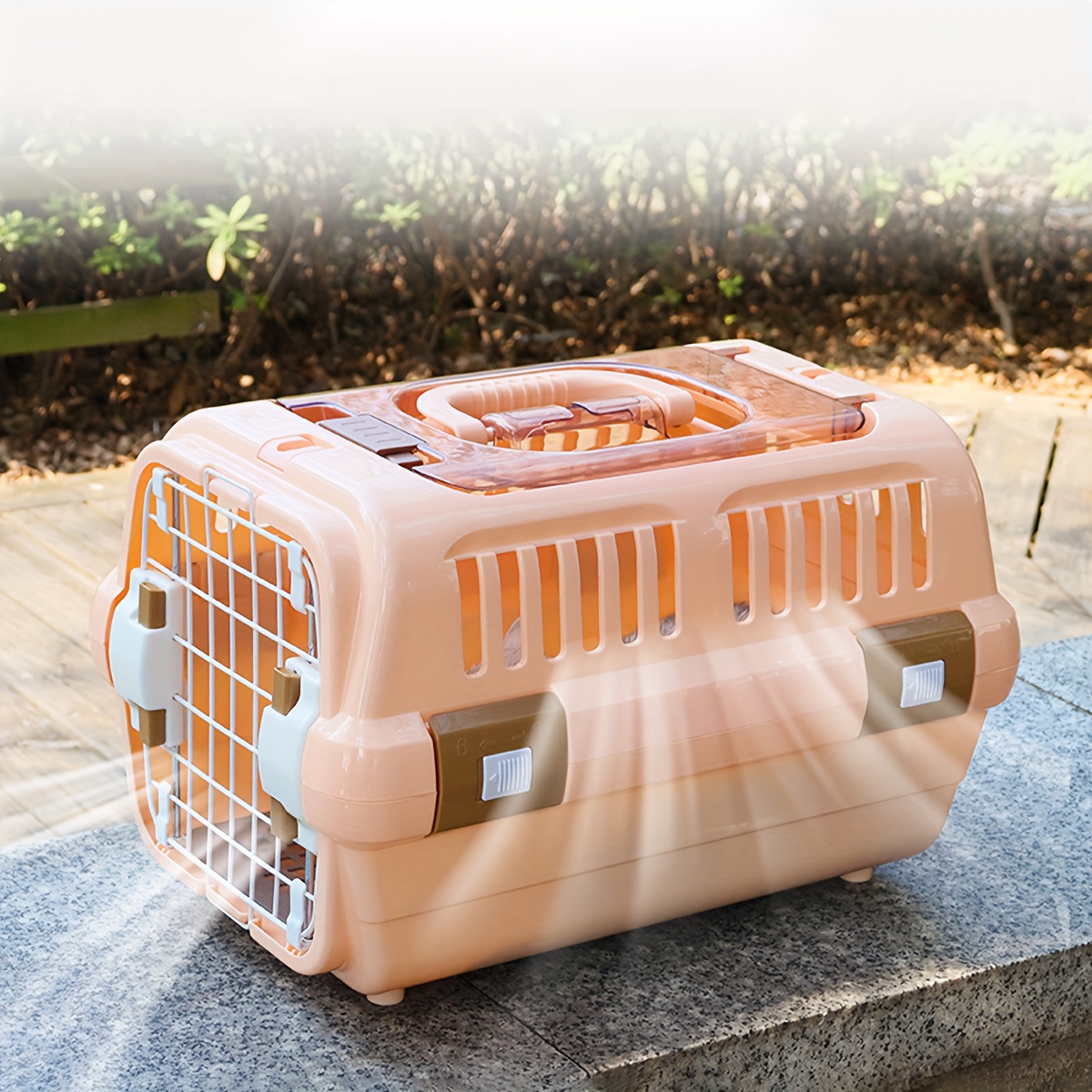 1pc Boîte De Voyage Sécurisé Et Portable Pour Animaux De Compagnie :  Parfait Pour Les Chiens Et Les Chats De Petite Et Moyenne Taille !