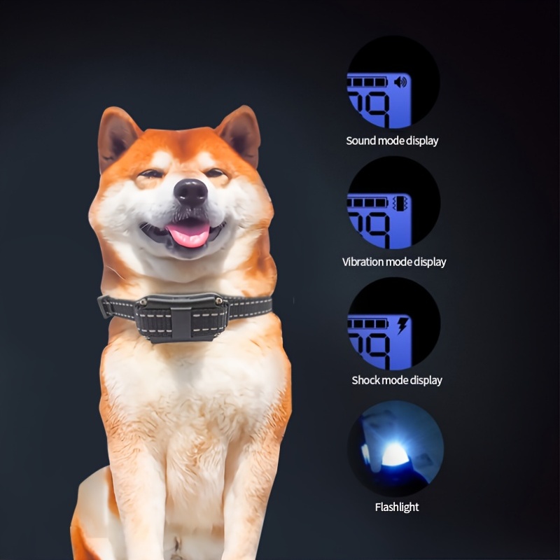 Buy 1PC Electric Dog Training Collar | Shock Vibration & Remote Control Pet Bark Stopper