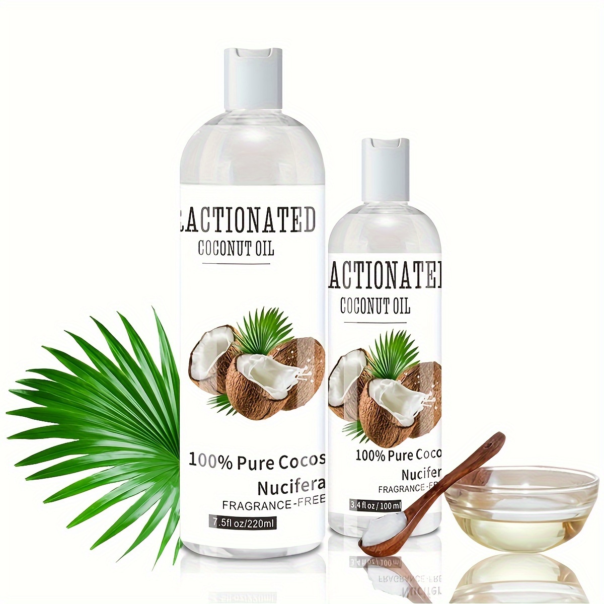 

100ml Coconut Oil For Hair Care, Natural Coconut Oil, Moisturizes And Soothes Hair, Moisturizes Hair Oil, Body Oil, Essential Oil