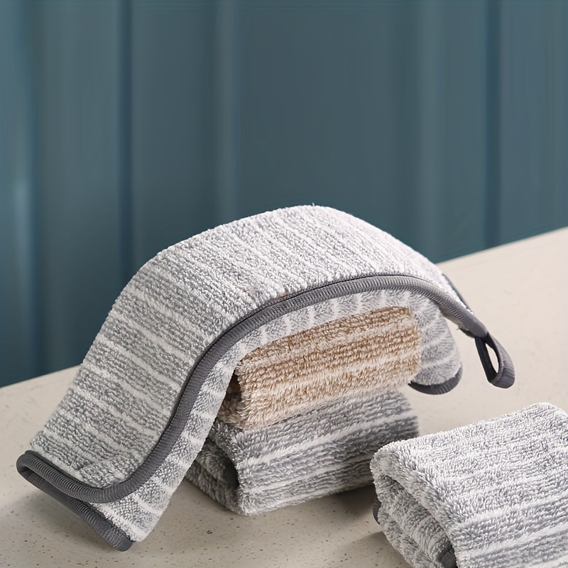 Grey Stripe Cleaning Cloth Kitchen Dish Towel