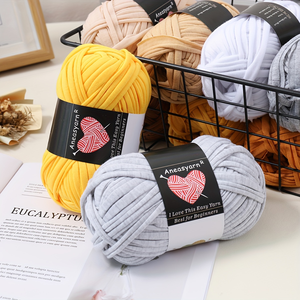 100g Chunky Yarn 1 Ply Knitting Crochet Thick Yarn for DIY Bag Carpet  Blanket 