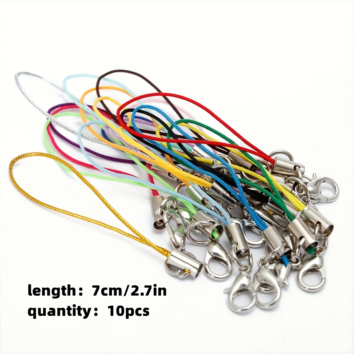 100/50/10pcs Cute And Sexy Style Lobster Buckle Phone Chain DIY Jewelry Making Can Be Used to Make Bracelets, Necklaces, Phone Chains As Decorations