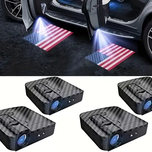 Luci per portiere auto, 2 pezzi di proiettori LED per logo auto, luci di  cortesia per passo porta auto adatte per auto - Temu Italy
