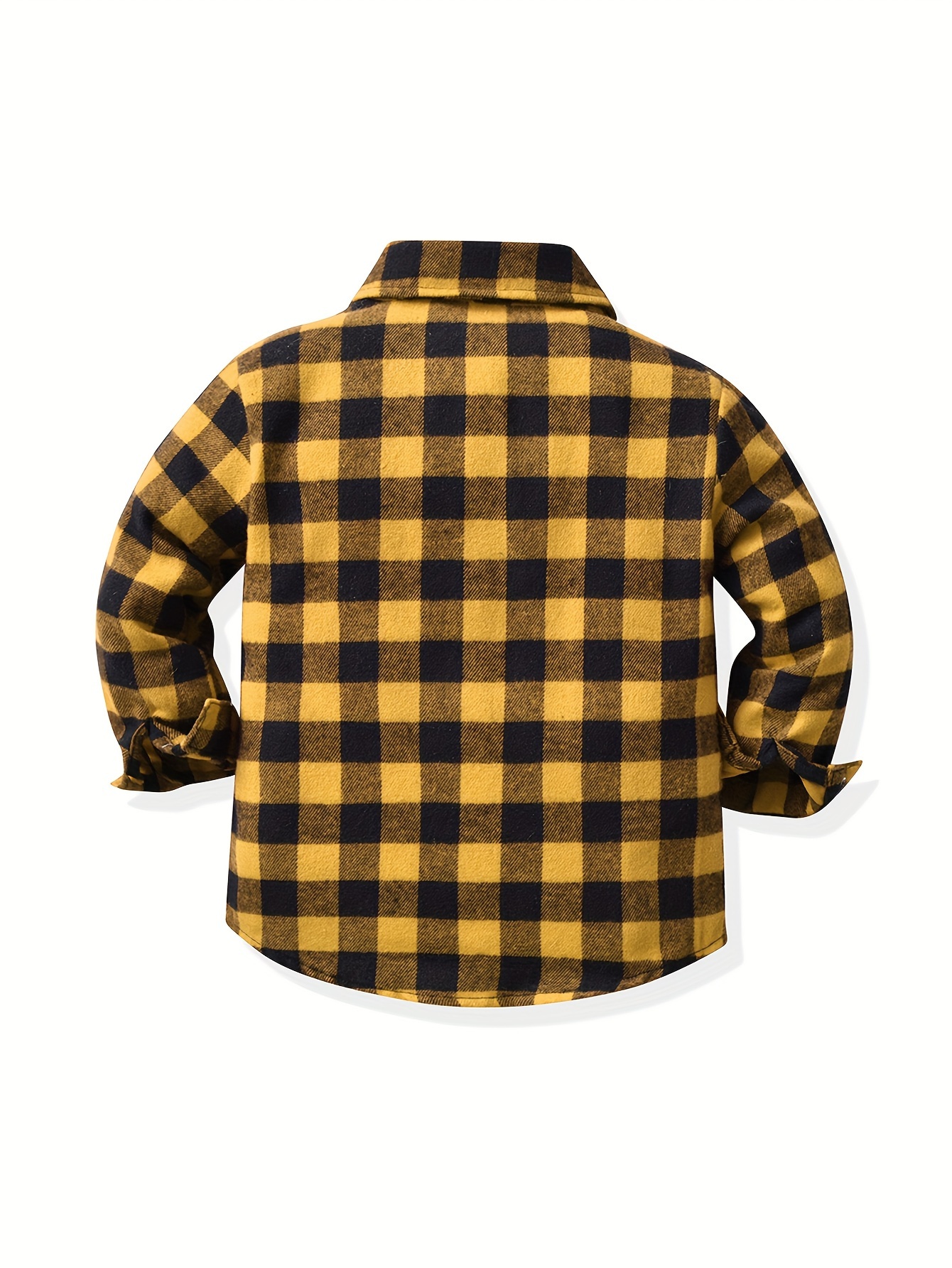 toddler yellow flannel shirt