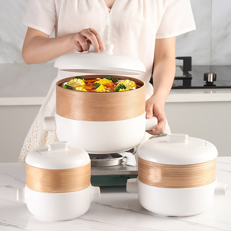 Jia Inc Food Steamer and Rice Cooker Combo Set
