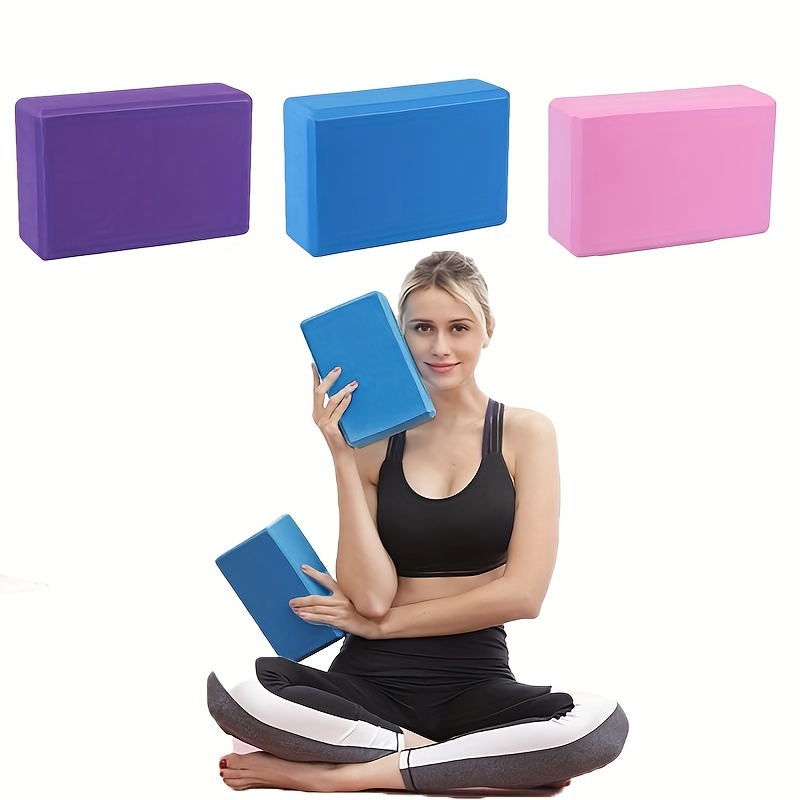 10 Pcs Foam EVA Yoga Blocks Lightweight Yoga Bricks Non Slip Supportive  Foam Blocks Yoga Prop Accessories for Yoga, Pilates, Stretching and